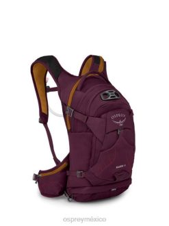 Osprey TPDI122 mochila púrpura aprio unisexo cuervo 14 en bicicleta