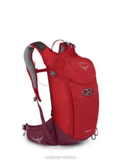 Osprey TPDI149 mochila rojo definitivo unisexo jilguero 12 en bicicleta