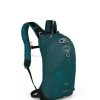 Osprey TPDI161 mochila verde baikal unisexo Sylva 5 en bicicleta