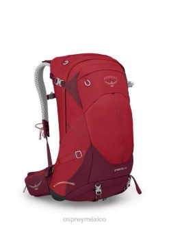 Osprey TPDI283 mochila flor de pascua roja unisexo estratos 34 días de caminata