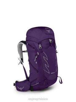 Osprey TPDI345 mochila violeta violeta mujer tempestad caminata de 30 días