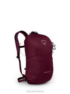 Osprey TPDI414 mochila rojo ciruela mujer skimmer 16 senderismo | hidratación