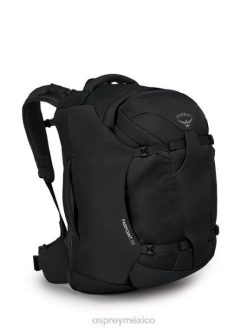 Osprey TPDI517 paquete de equipaje negro hombres paquete de viaje farpoint 55 paquete de viaje