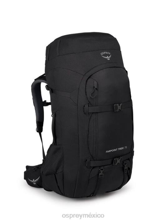 Osprey TPDI506 paquete de equipaje negro hombres viaje farpoint 75 | trekking