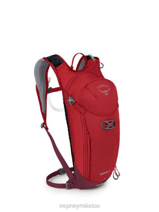 Osprey TPDI146 mochila rojo definitivo unisexo jilguero 8 en bicicleta