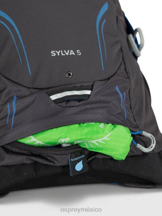 Osprey TPDI161 mochila verde baikal unisexo Sylva 5 en bicicleta