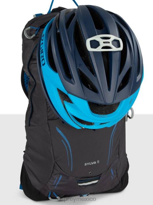 Osprey TPDI161 mochila verde baikal unisexo Sylva 5 en bicicleta