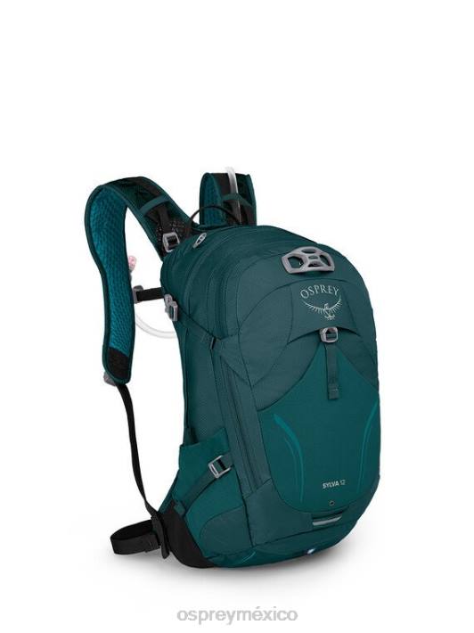 Osprey TPDI163 mochila verde baikal unisexo Sylva 12 en bicicleta