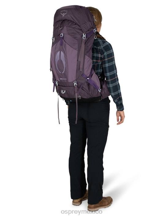 Osprey TPDI16 mochila gris tungsteno mujer aura ag 50 mochilero