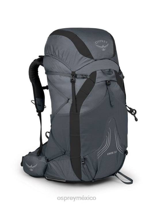 Osprey TPDI24 mochila gris tungsteno hombres exos 58 mochila ultraligera