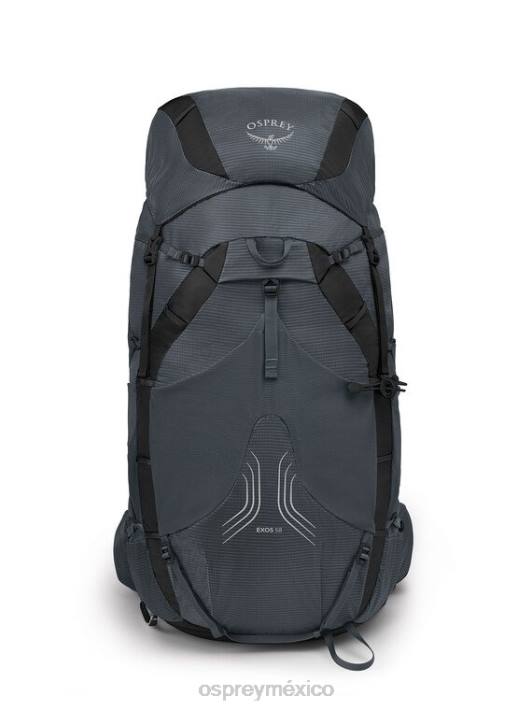 Osprey TPDI24 mochila gris tungsteno hombres exos 58 mochila ultraligera