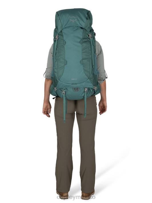 Osprey TPDI46 mochila verde suculento mujer viva 65 mochilero