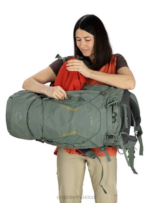 Osprey TPDI60 mochila arroyo rocoso verde unisexo kyte 48 mochilero