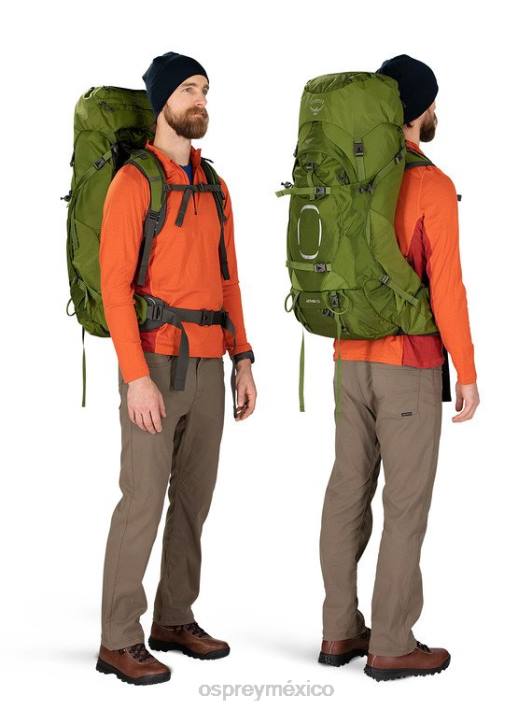 Osprey TPDI71 mochila negro hombres éter 55 mochilero