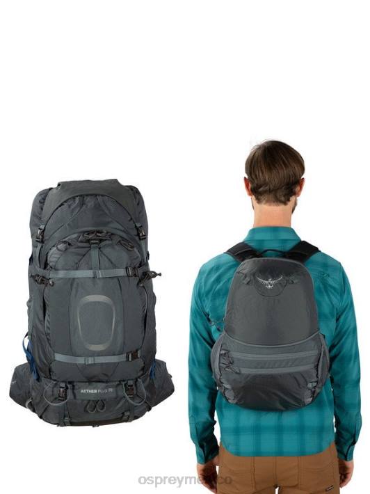 Osprey TPDI76 mochila axo verde hombres éter plus 70 mochilero