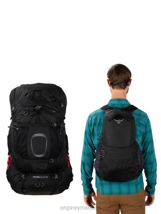 Osprey TPDI81 mochila negro hombres éter plus 100 mochilero