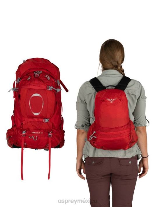 Osprey TPDI90 mochila negro mujer ariel plus 60 mochilero