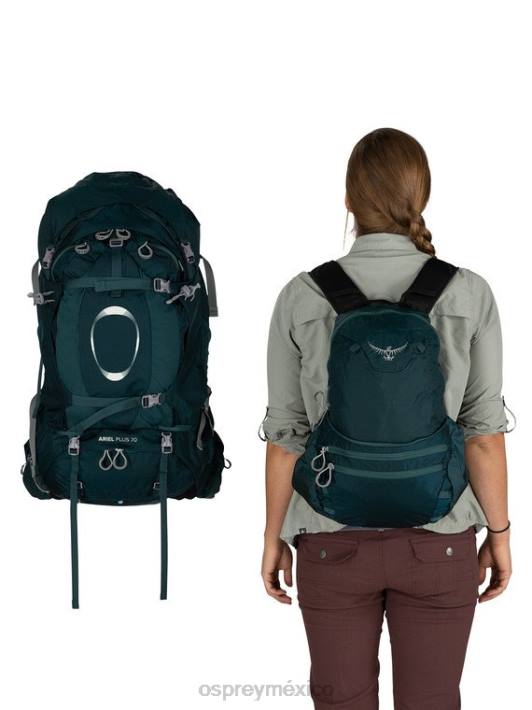 Osprey TPDI93 mochila negro mujer ariel plus 70 mochilero