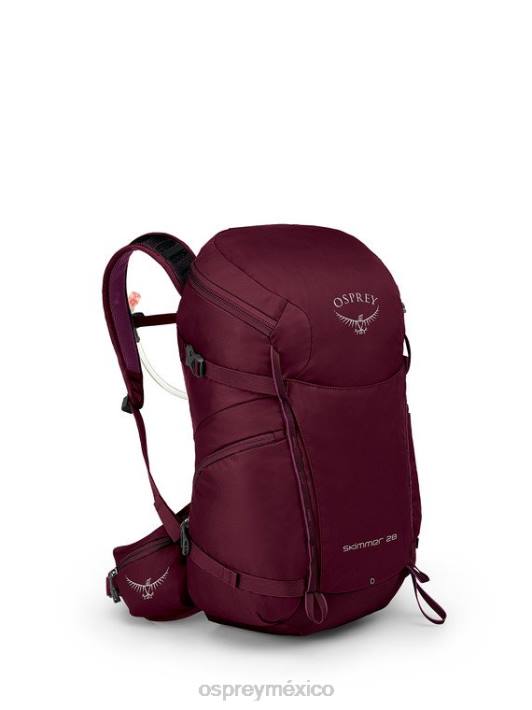 Osprey TPDI417 mochila rojo ciruela mujer skimmer 28 senderismo | hidratación